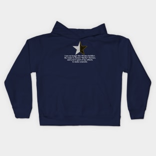 Bucky Barnes Quote Kids Hoodie